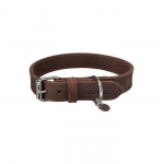 Trixie Rustic Nahkne kaelarihm, M-L 42-48 cm/25 mm