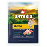 Koeratoit &ndash; Ontario Adult Mini, kala ja pruuni riisiga, 2,25 kg