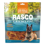 Koeramaiustused - Rasco Premium Snack tursarullid, paneeritud kanaga, 500 g
