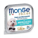 Monge Fresh Wet Dog Alu Pate - Chunkies m&auml;rgtoit koertele tursaga, 100 g