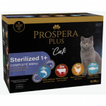 Konservkassitoit - Prospera Plus, steriliseeritud kassidele m&otilde;eldud kott 1+, segu, 12 x 85 g