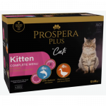 Kassipoegade konservtoit - Prospera Plus, kassipoegadele m&otilde;eldud kassipakikesed, segu, 12 x 85 g
