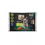 Sheba m&auml;rgtoit kassidele, erineva maitsega kastmes, 4 x 85 g