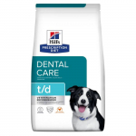 Hill's Prescription Diet Dental Care t/d Kuivtoit koertele suuh&uuml;gieeniks, 4 kg