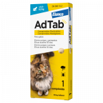 Elanco AdTab 48 mg n&auml;rimistabletid kassidele kaaluga 2&ndash;8 kg, kirpude ja puukide vastu, 1 tk.