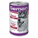 Gemon Wet Dog Chunks Adult Maxi m&auml;rgtoit koertele veiseliha ja riisiga, 1250 g