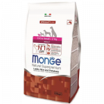 Monge Dry Dog Natural Superpremium Spec. Line Extra Small Adult kuivtoit v&auml;ga v&auml;ikest t&otilde;ugu koertele lambaga, 2,5 kg