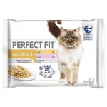 Konservid PERFECT FIT t&auml;iskasvanud kassidele kana ja l&otilde;hega, 4x85 g