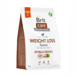 Brit Care Hypoallergenic Weight Loss Rabbit h&uuml;poallergeenne kuivtoit &uuml;lekaalulistele koertele, 3 kg
