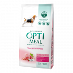 OPTIMEAL&trade; T&auml;iss&ouml;&ouml;t keskmist t&otilde;ugu t&auml;iskasvanud koertele kalkuniga, 1,5 kg