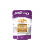 Gemon Wet Dog Pouches m&auml;rg toit kutsikatele kanaga, 100 g
