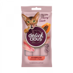 Delickcious kreemjad maiused kassidele meresoojuse ja papaiaga, 4x15 g