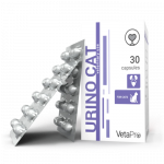 VetaPro Urino Cat toidulisandid kassidele p&otilde;ie loomuliku funktsiooni toetamiseks, N30