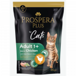 Konservkassitoit - Prospera Plus, kott t&auml;iskasvanud kassidele alates 1. eluaastast, kana ja ubadega, 85 g