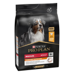Purina Pro Plan Medium Adult Kuivtoit keskmise suurusega t&auml;iskasvanud koertele, kanaga, 3 kg