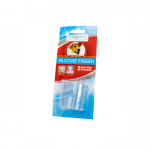 Bogar Silikoonist s&otilde;rmk&uuml;bar koera hammaste puhastamiseks, 2 tk.