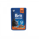 Brit Premium Salmon for Sterilised m&auml;rgtoit steriliseeritud kassidele, 100 g