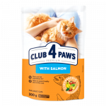 CLUB 4 PAWS Premium T&auml;iss&ouml;&ouml;t t&auml;iskasvanud kassidele l&otilde;hega, 0,3 kg