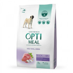 OPTIMEAL&trade; T&auml;iss&ouml;&ouml;t v&auml;ikest t&otilde;ugu t&auml;iskasvanud koertele koos pardiga, 4 kg