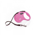 FLEXI New Classic S paelrihm koertele, 5 m, roosa