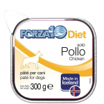 Forza10 Solo Diet Chicken m&auml;rgtoit toidutalumatuse ja allergiaga koertele, 300 g