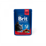 Brit Premium Beef Stew-Peas m&auml;rg toit kassidele, 100 g