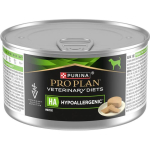 Purina Pro Plan Veterinary Diets HA Hypoallergenic Dieet-m&auml;rgtoit t&auml;iskasvanud koertele ja kutsikatele, kellel on allergia, 195 g