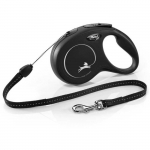 FLEXI New Classic S n&ouml;&ouml;rrihm koertele, 8 m, must