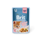 Brit Premium Delicate Fillets in Gravy Chicken for Kitten m&auml;rgtoit kassidele, 85 g