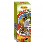 Lisatoit lindudele - AVICENTRA puuviljapulgad suurtele papagoidele 2*60gr