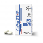 VetaPro CoPro Stop toidulisandid seedetrakti mikrofloora h&auml;iretega koertele, N30