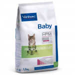 Virbac Veterinary HPM Baby Pre Neutered Cat tasakaalustatud toit kassipoegadele, 1,5 kg