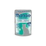 Monge Natural Wet Cat Pouches m&auml;rgtoit kassidele tuunikala ja pardiga, 80 g