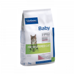 Virbac Veterinary HPM Baby Pre Neutered Cat tasakaalustatud toit kassidele, 3 kg