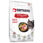 Kuiv kassitoit - Ontario Cat steriliseeritud lambaliha, 400 g