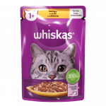 Whiskas m&auml;rgtoit t&auml;iskasvanud kassidele, kanaga, 85 g