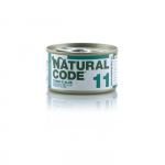 Natural Code 11 M&auml;rgtoit t&auml;iskasvanud kassidele tuunikala ja aaloe veraga, 85 g