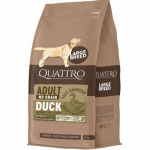 Quattro teraviljavaba s&ouml;&ouml;t t&auml;iskasvanud suurt t&otilde;ugu koertele koos pardiga, 3 kg