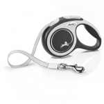 FLEXI New Comfort XS paelrihm koertele, 3 m, must