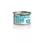Natural Code 13 M&auml;rgtoit t&auml;iskasvanud kassidele tuunikala ja juustuga, 85 g