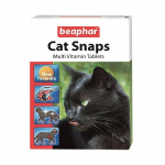 Vitamiiniga rikastatud toidulisand: Beaphar Cat Snaps, 75 tabletti.