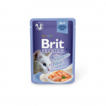 Brit Premium Delicate Fillets in Jelly Salmon m&auml;rgtoit kassidele, 85 g