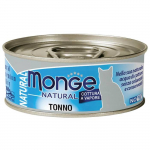 Monge Natural Wet Cat Cans m&auml;rgtoit kassidele Atlandi tuunikalaga, 80 g