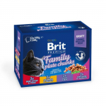 Brit Premium Cat Family Plate m&auml;rgtoit kassidele, 12x100 g