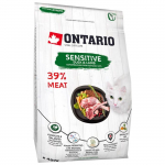 Kuiv kassitoit - Ontario Cat Sensitive Derma, 400 g
