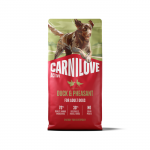Carnilove Active Duck-Pheasant Adult kuiv koeratoit, 12 kg