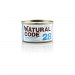 Natural Code 28 M&auml;rgtoit t&auml;iskasvanud kassidele tuunikala ja mereandidega, 85 g