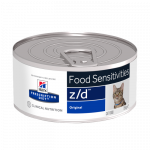 Hills Prescription Diet Food Sensitivities z/d Original m&auml;rgtoit allergikutele ja seedeh&auml;iretega kassidele, 156 g