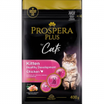 Kassipojatoit &ndash; Prospera Plus Kitten kana tervislikule arengule, 0,4 kg
