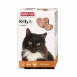 Vitamiinid kassidele - Beaphar KITTY'S + Valk (kala), 180 tabletti.